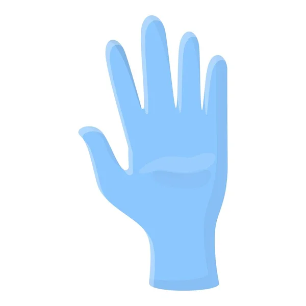 Icono de guantes médicos de la clínica, estilo de dibujos animados — Vector de stock