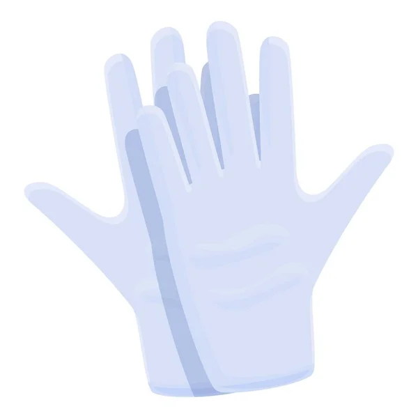 Protective medical gloves icon, cartoon style — Stock Vector