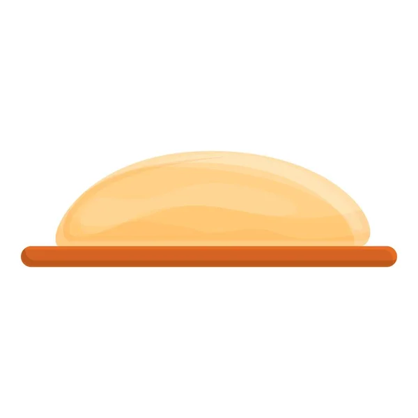 Pâte icône de boulangerie, style dessin animé — Image vectorielle