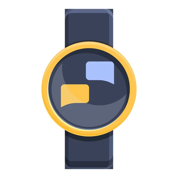 Kind Smart Watch Chat-Symbol, Cartoon-Stil — Stockvektor