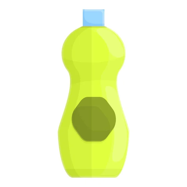 Ikon botol plastik Biodegradable, gaya kartun - Stok Vektor