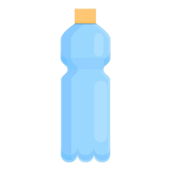 Biológiailag lebomló műanyag bio palack ikon, rajzfilm stílus — Stock Vector