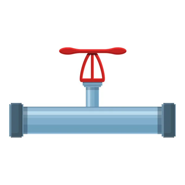 Ícone de conexão de tubulação, estilo dos desenhos animados —  Vetores de Stock