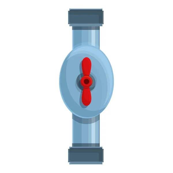 Ícone da tubulação da válvula, estilo dos desenhos animados —  Vetores de Stock