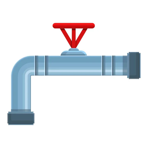 Ícone de tubo de fábrica, estilo dos desenhos animados —  Vetores de Stock