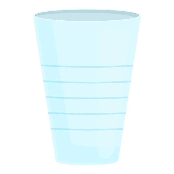 Wasserglas-Ikone im Cartoon-Stil — Stockvektor