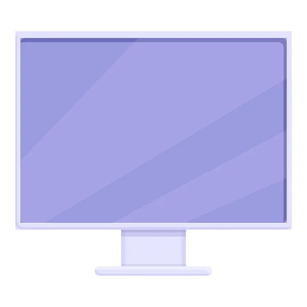 Monitor computer icon, cartoon style — Stockový vektor