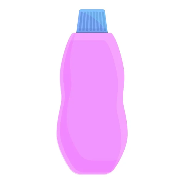 Icono de botella de gel de lavado, estilo de dibujos animados — Vector de stock