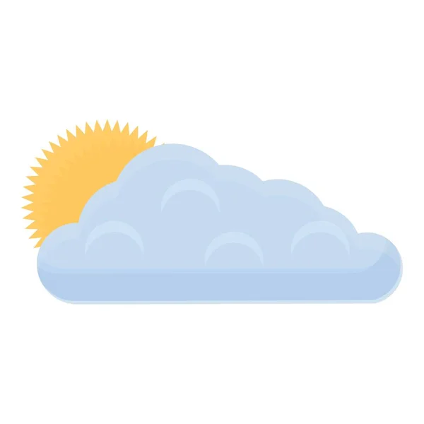 Spring cloud icoon, cartoon stijl — Stockvector