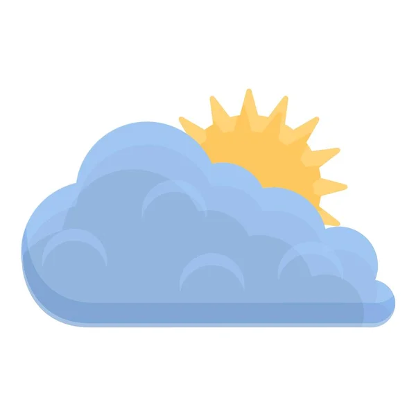 Sky wolken pictogram, cartoon stijl — Stockvector