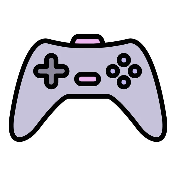 Icono de joystick moderno, estilo de esquema — Vector de stock