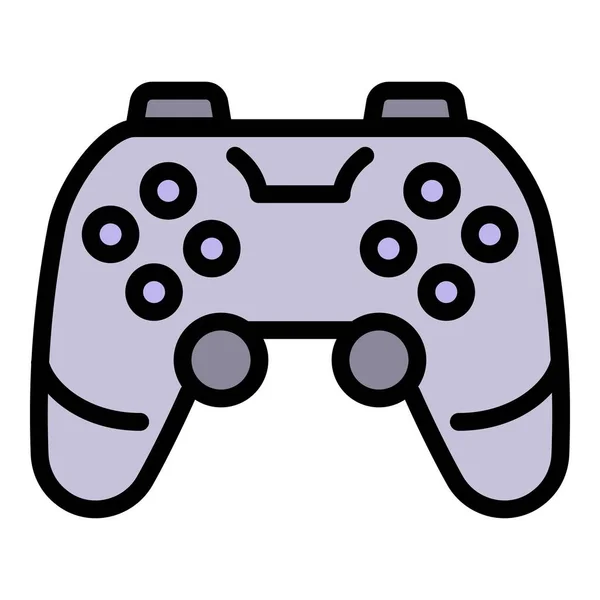Icono de joystick Nintendo, estilo de esquema — Vector de stock