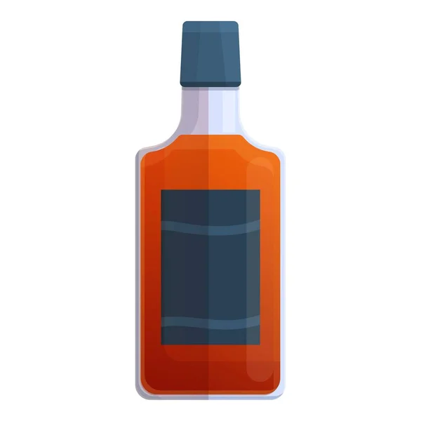 Ref. Bourbon grain bottle, cartoon style — стоковый вектор