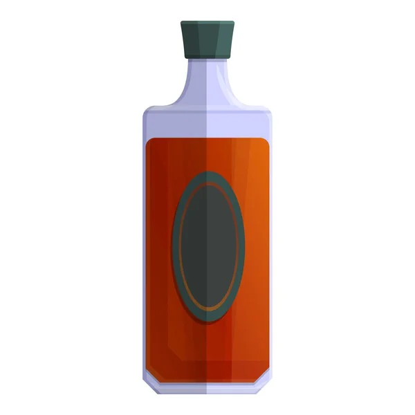 Elemento borbonico bottiglia icona, stile cartone animato — Vettoriale Stock