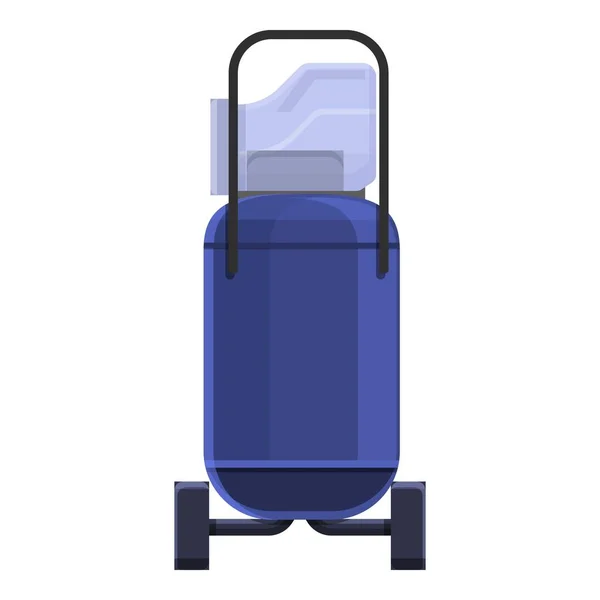 Airbrushing icona compressore, stile cartone animato — Vettoriale Stock