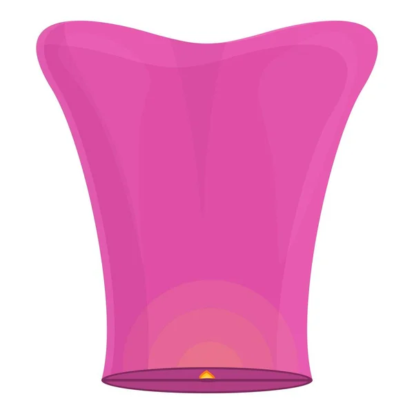 Form floating lantern icon, cartoon style — Stock Vector