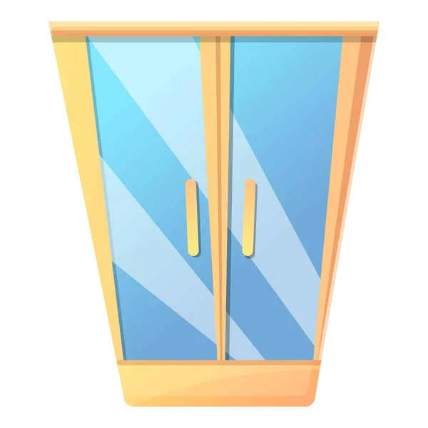 Ikona kabiny prysznicowej kran, styl kreskówki — Wektor stockowy