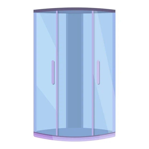 Design icône de cabine de douche, style dessin animé — Image vectorielle