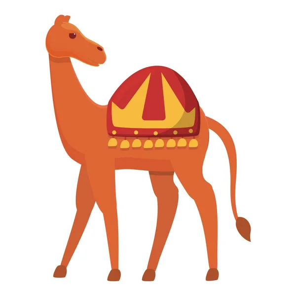 Icono de camello, estilo de dibujos animados — Archivo Imágenes Vectoriales