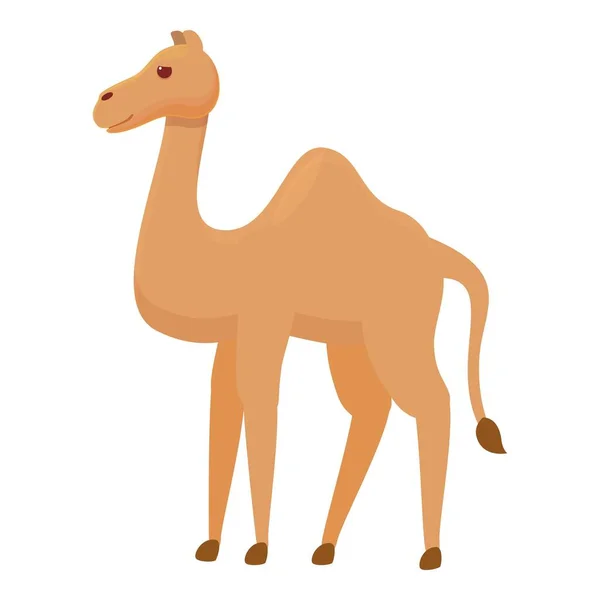 Icono de camello árabe, estilo de dibujos animados — Archivo Imágenes Vectoriales