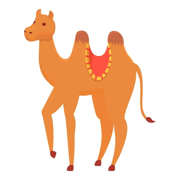 Naturaleza icono de camello, estilo de dibujos animados — Vector de stock