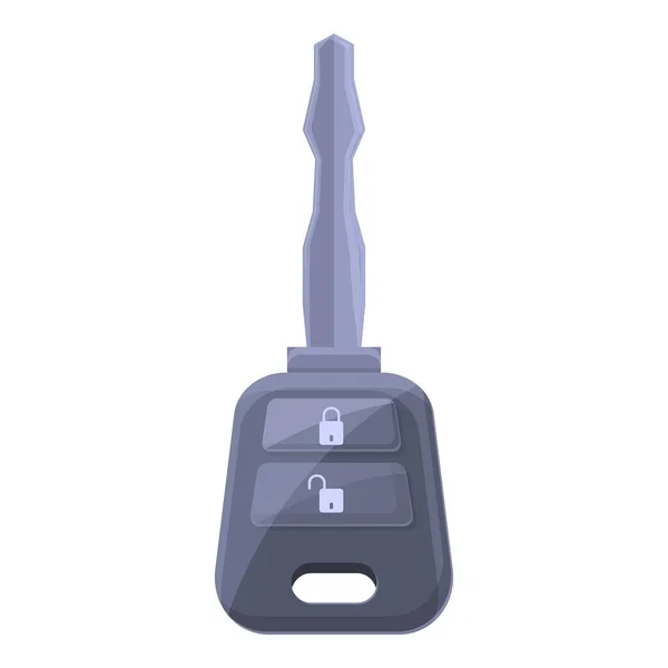 Smart car key icon, cartoon style — Stockový vektor