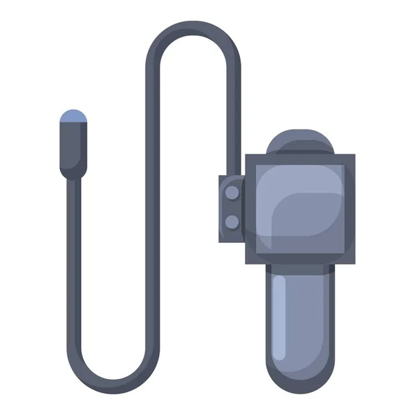 Matsmältningsendoskop ikon, tecknad stil — Stock vektor