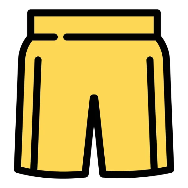 Ref. Basketball shorts, outline style — стоковый вектор