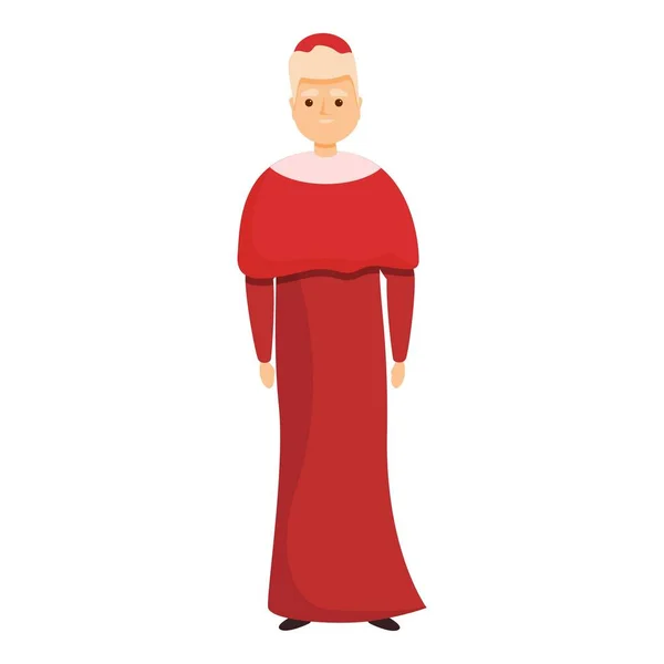 Kardinal-Ikone im Cartoon-Stil — Stockvektor