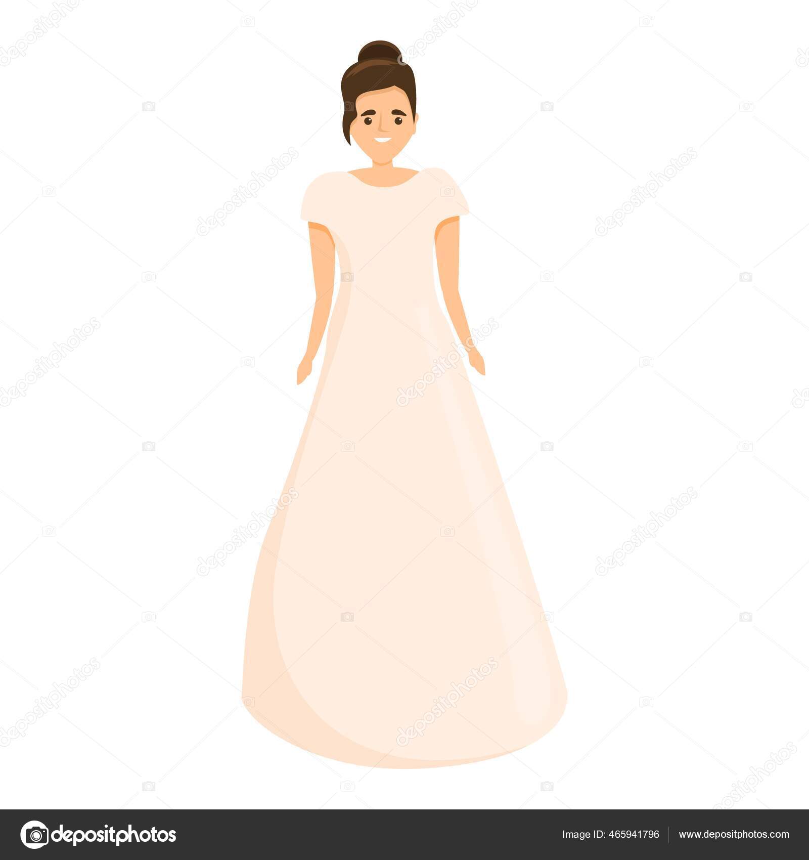 Marriage Wedding Dress Icon Cartoon Style Vector Image By C Nsit0108 Vector Stock 465941796