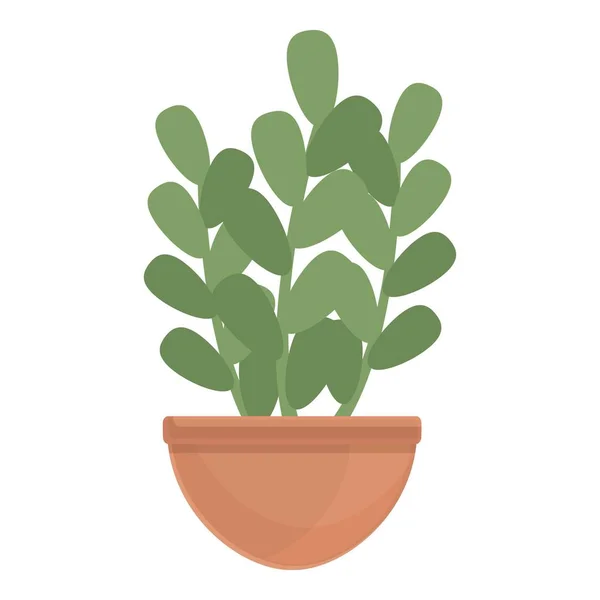 Icono de maceta de planta madre, estilo de dibujos animados — Vector de stock
