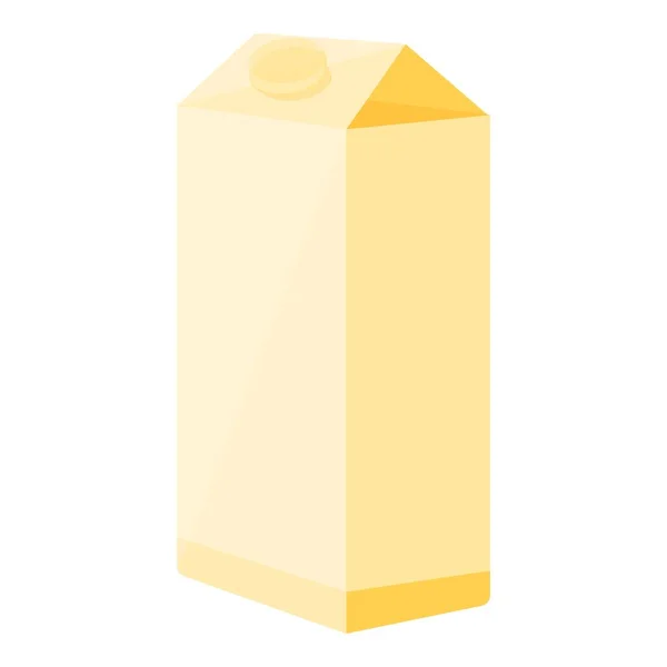 Melk vitamine icoon, cartoon stijl — Stockvector