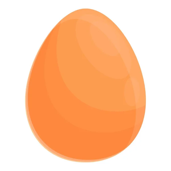 Egg vitamin icon, cartoon style — Stock Vector