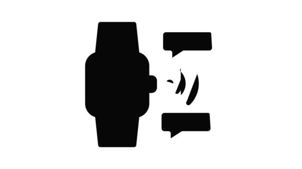 Smart Watch Pictogram Animatie — Stockvideo