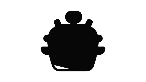 Animação ícone do fogão — Vídeo de Stock