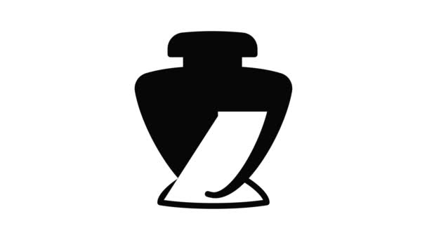 Buket parfüm ikonu canlandırması — Stok video