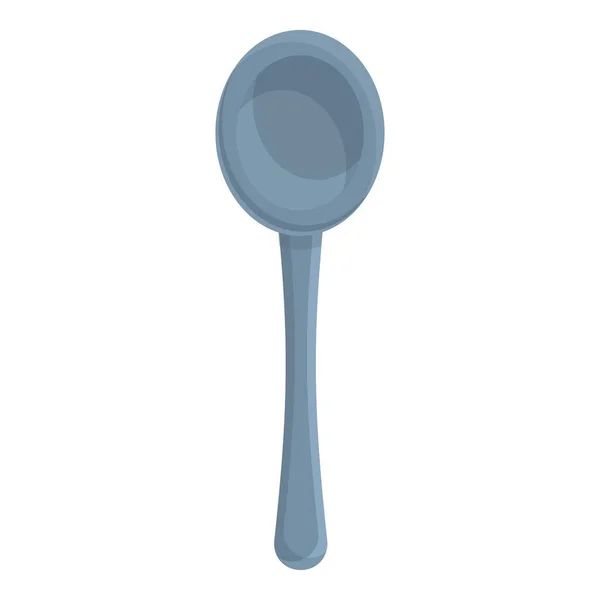 Hiking spoon icon, cartoon style — Stock Vector
