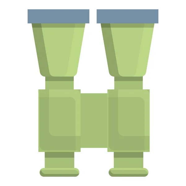 Senderismo icono binocular, estilo de dibujos animados — Vector de stock