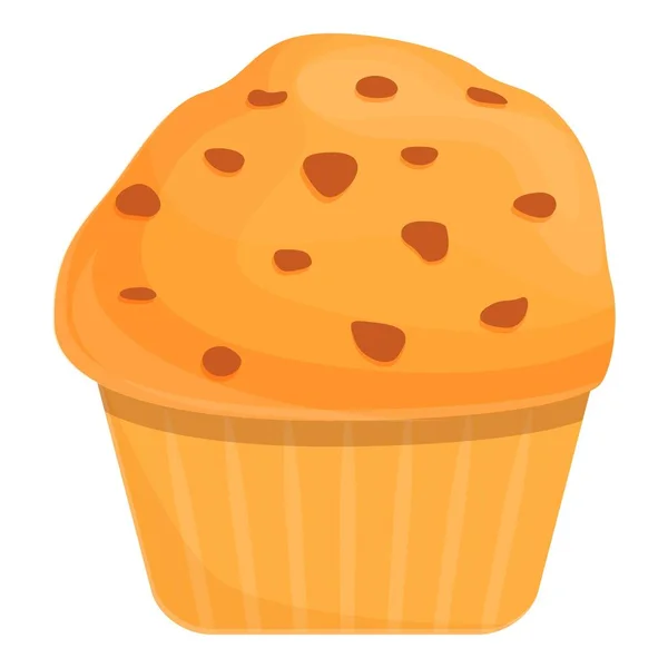 Muffin icoon, cartoon en platte stijl — Stockvector