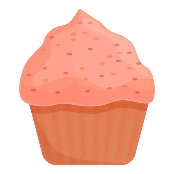 Candy muffin icon, cartoon and flat style — стоковый вектор