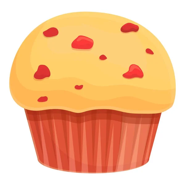 Snack muffin icoon, cartoon en platte stijl — Stockvector