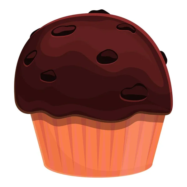 Panadería icono de muffin, dibujos animados y estilo plano — Archivo Imágenes Vectoriales