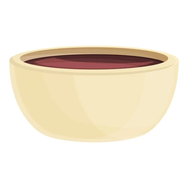 Icona di salsa di soia orientale, cartone animato e stile piatto — Vettoriale Stock