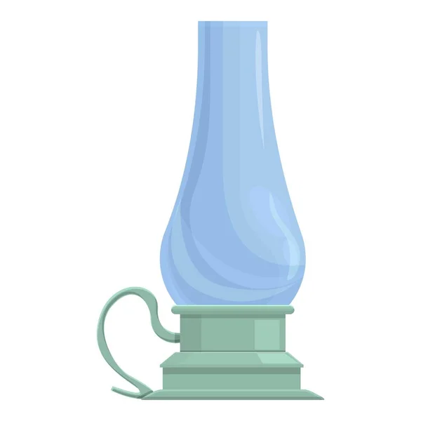 Icône lampe à gaz, dessin animé et style plat — Image vectorielle