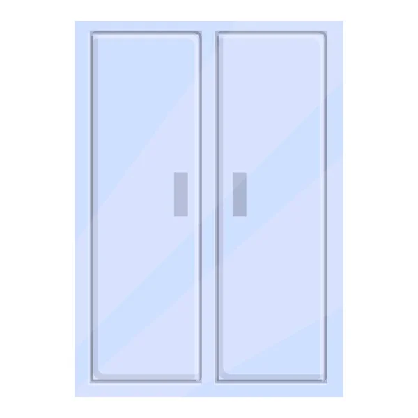 Stortingsruimte garderobe icoon, cartoon stijl — Stockvector