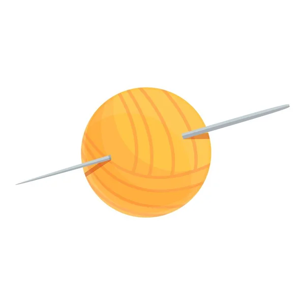 Icono de bola de rosca, estilo de dibujos animados — Vector de stock