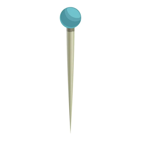 Ball needle icon, cartoon style — Stock Vector