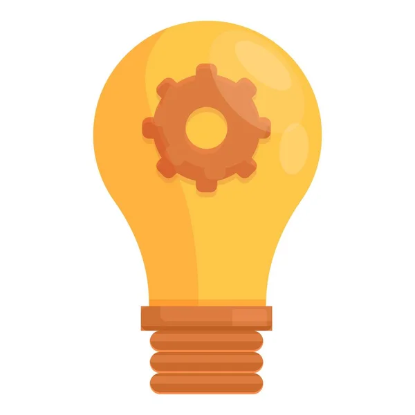 Smart lampa redskap ikon, tecknad stil — Stock vektor