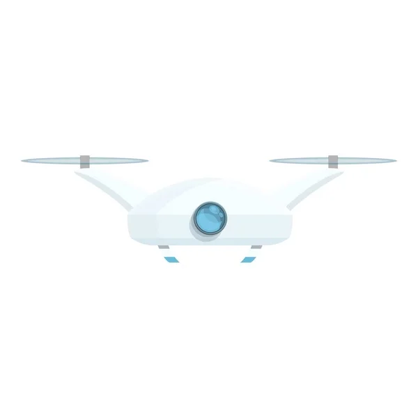 Drone technology hover icon, cartoon style — Stock Vector