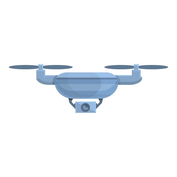 Icône de copter de technologie de drone, style de dessin animé — Image vectorielle